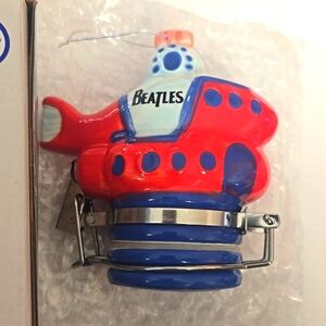 The Beatles submarine jar Christmas ornament on string or use extra hook Band